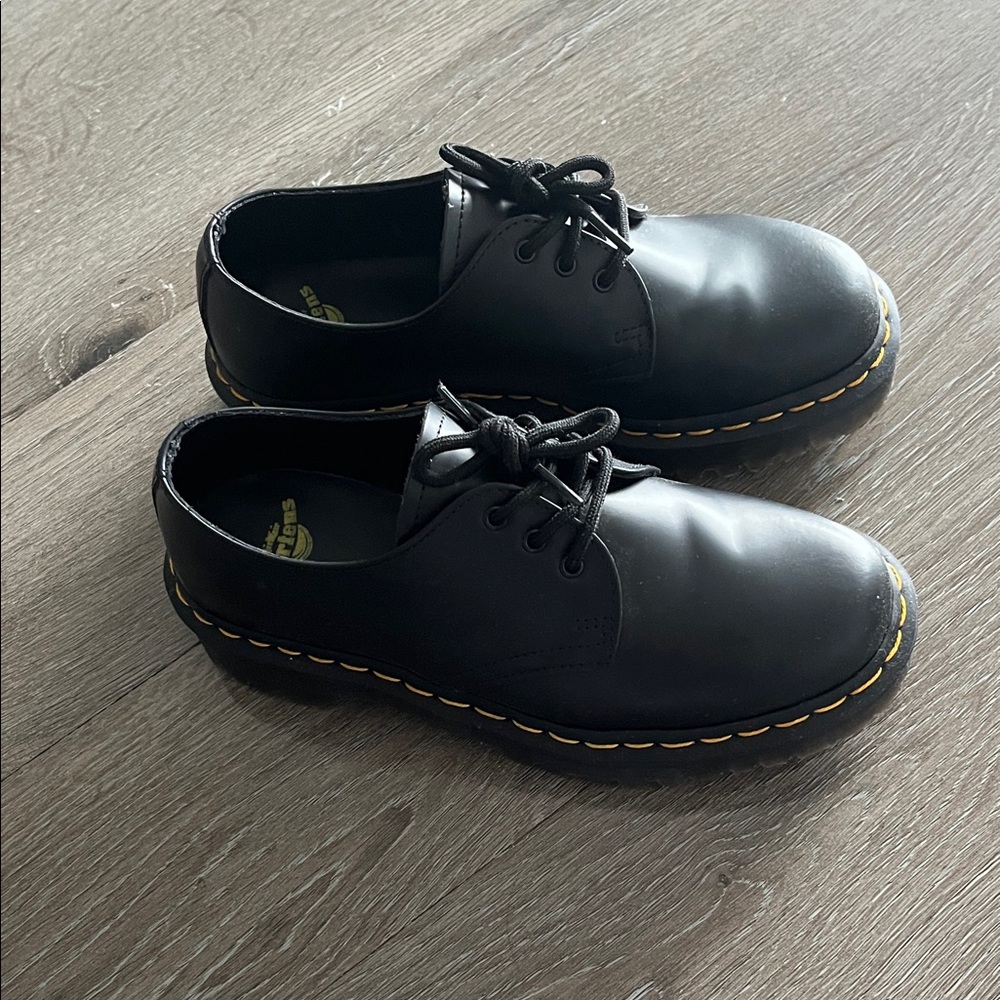 Dr. Martens Black Leather Oxfords